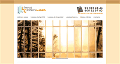 Desktop Screenshot of laminascristalesmadrid.com